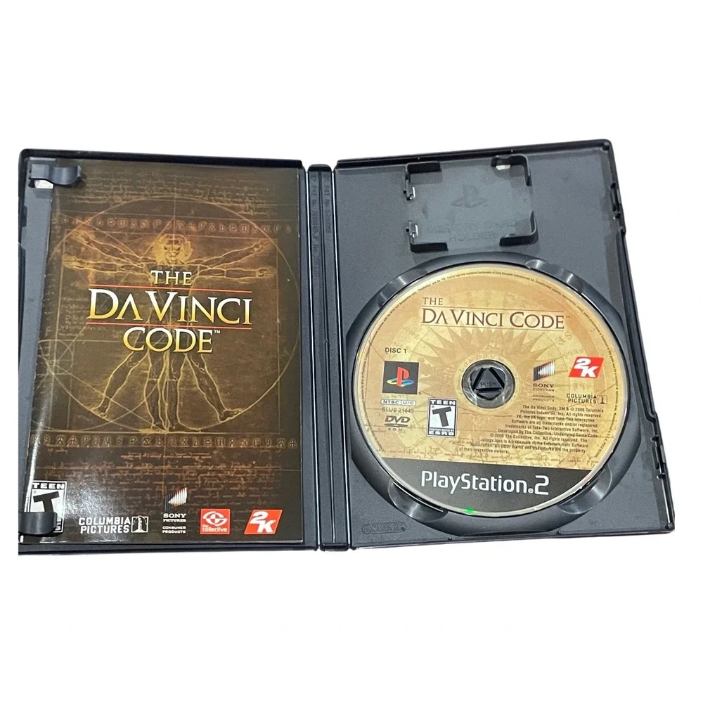 The Da Vinci Code Sony PlayStation 2 PS2 Game 2K Games Action Adventure CIB